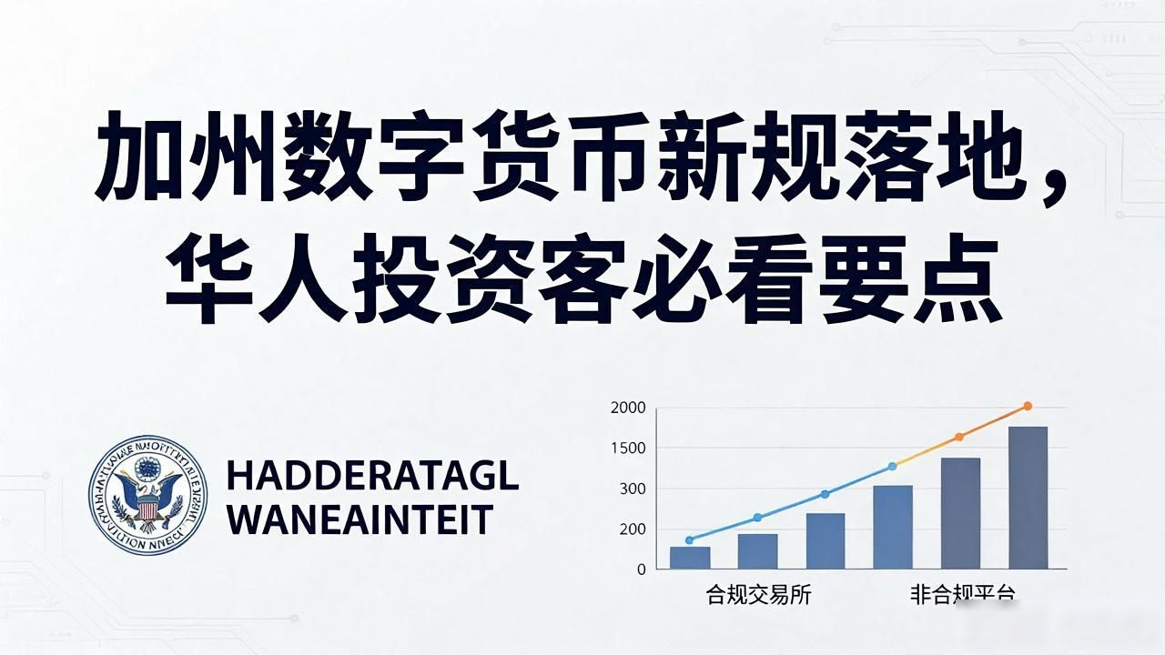加州数字货币新规落地,华人投资客必看要点