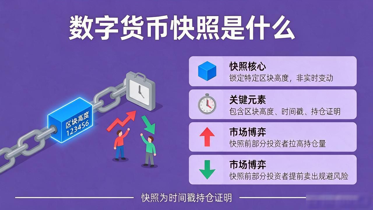 数字货币快照是什么:一份时间戳持仓证明