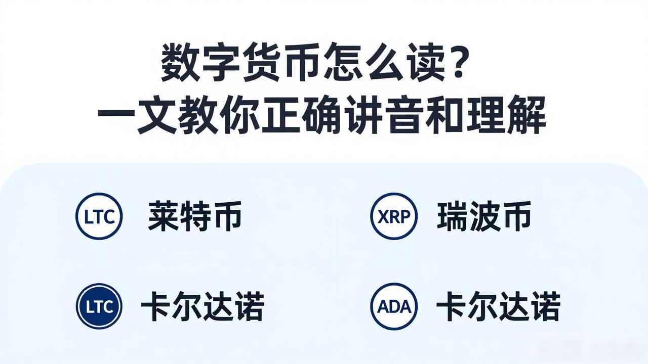 数字货币怎么读?一文教你正确发音和理解