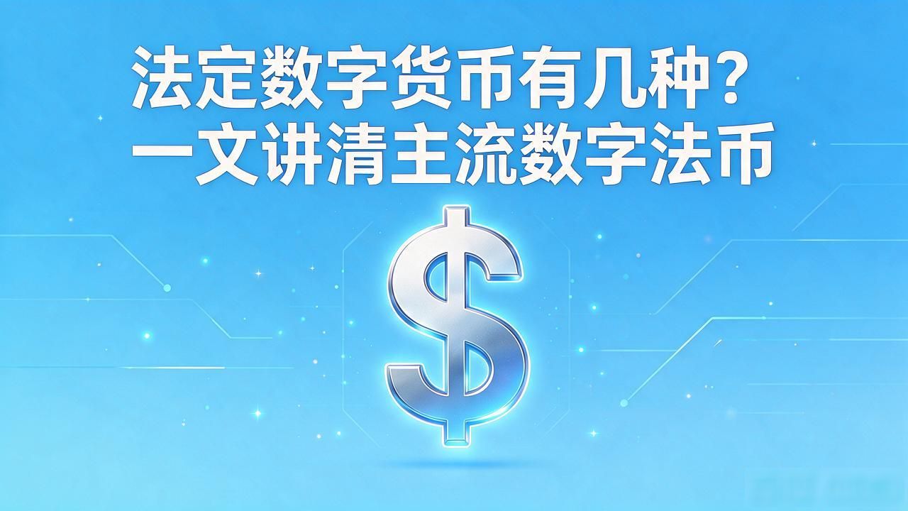 法定数字货币有几种?一文讲清主流数字法币