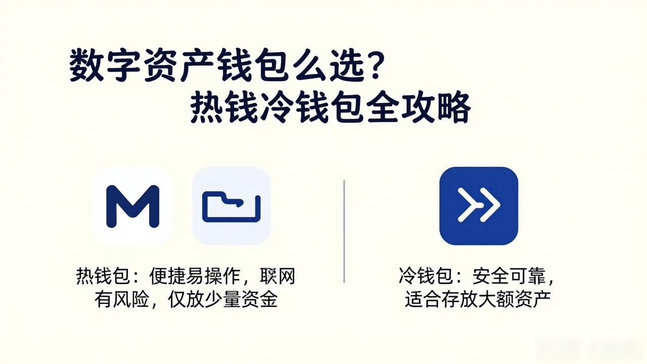 数字资产钱包怎么选?热钱包冷钱包全攻略