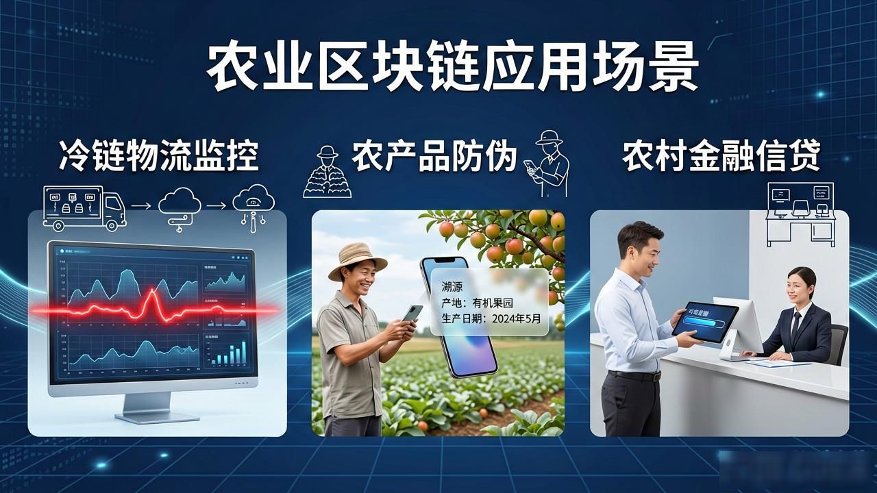 农业加区块链ppt怎么做?实战案例与模板解析