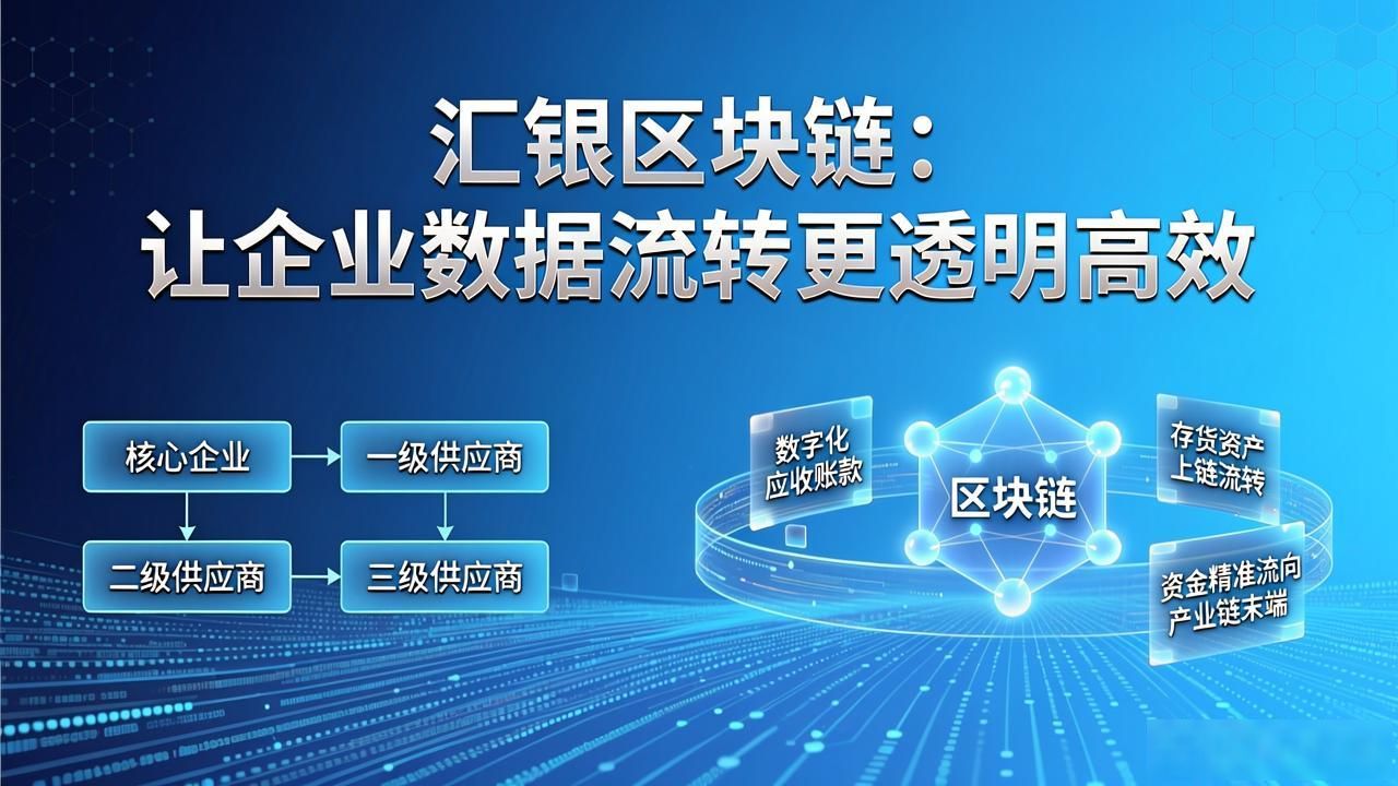 汇银区块链:让企业数据流转更透明高效