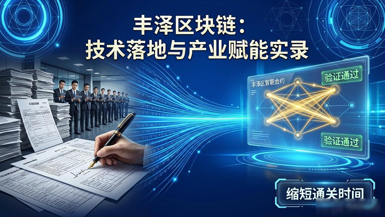 丰泽区块链:技术落地与产业赋能实录