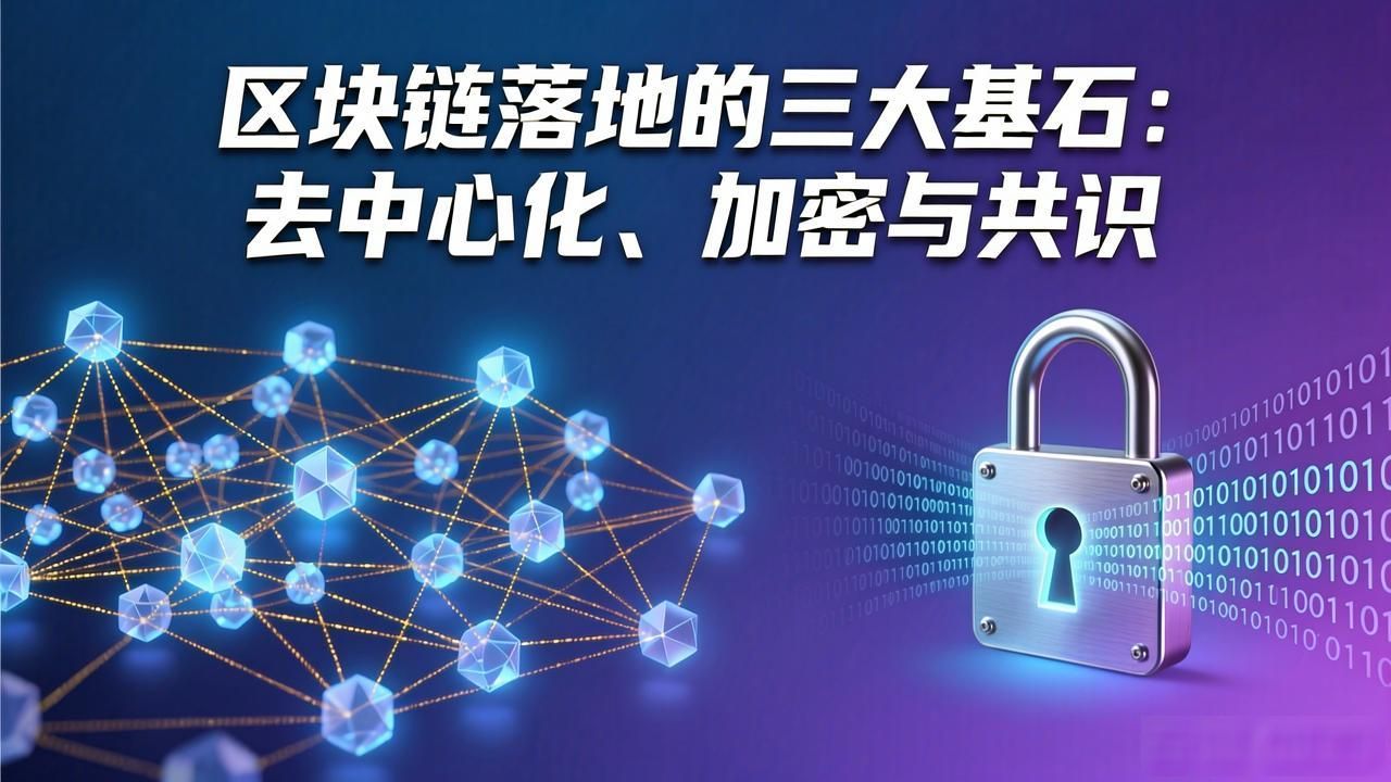 区块链落地的三大基石:去中心化、加密与共识