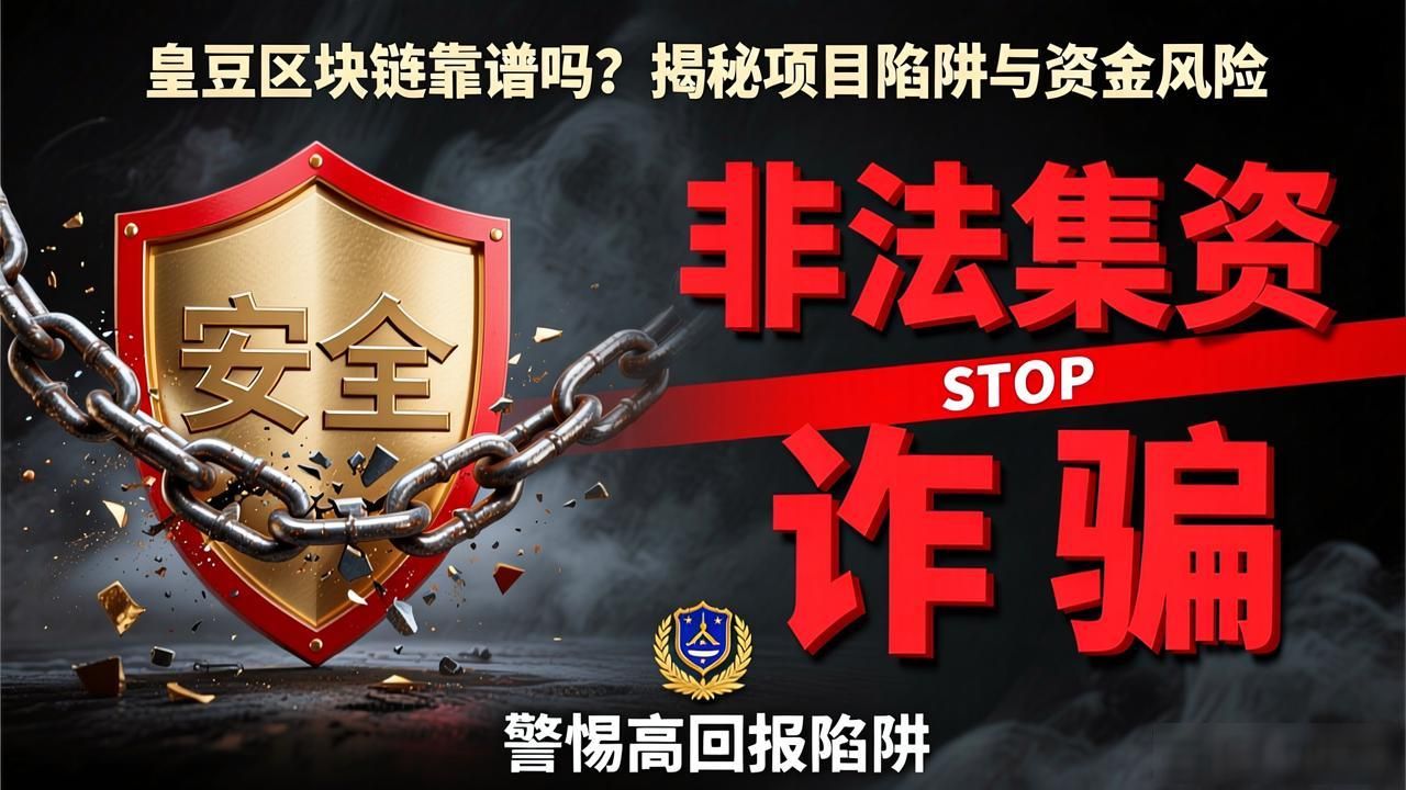 皇豆区块链靠谱吗?揭秘项目陷阱与资金风险