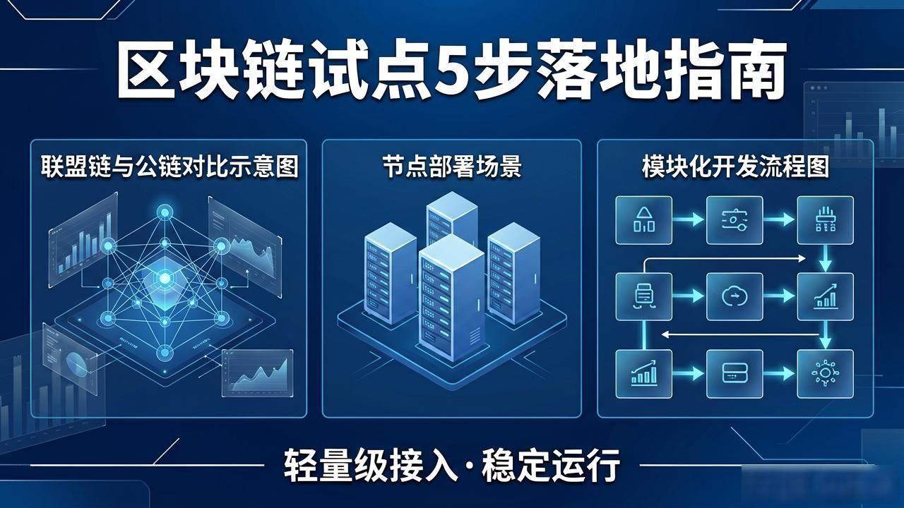区块链试点怎么建?看这5步落地实操指南