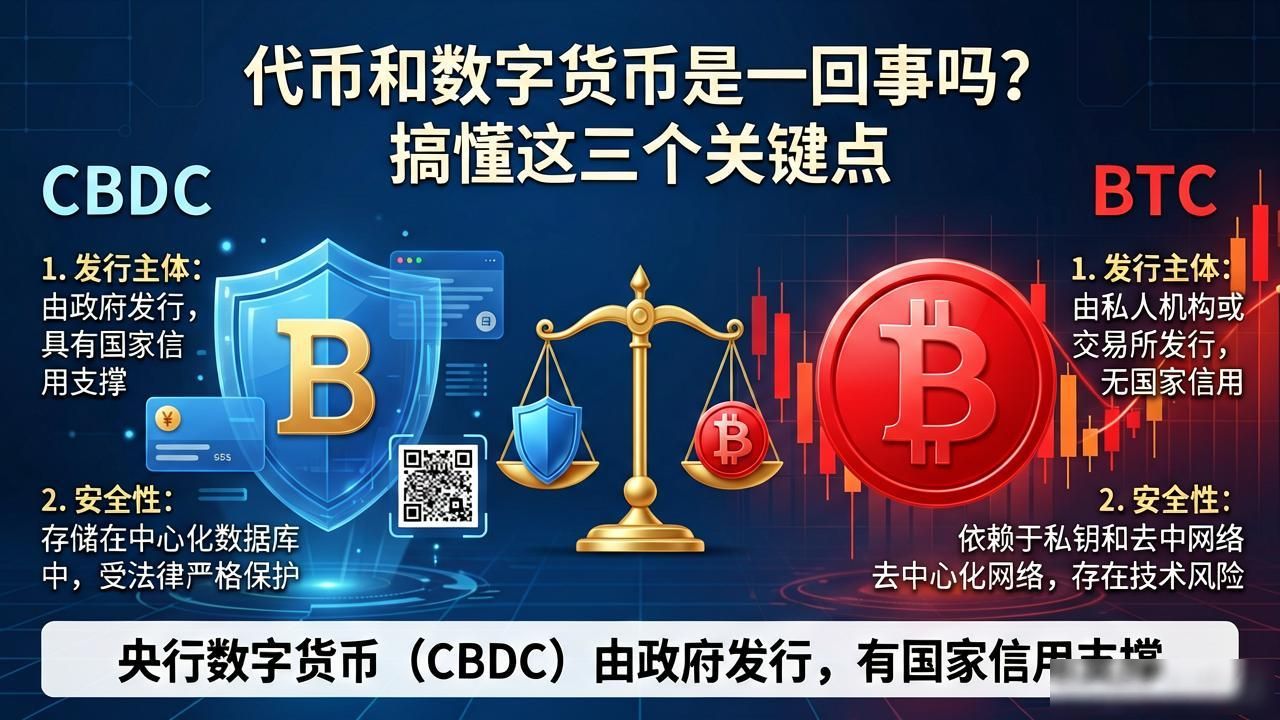代币和数字货币是一回事吗?搞懂这三个关键点