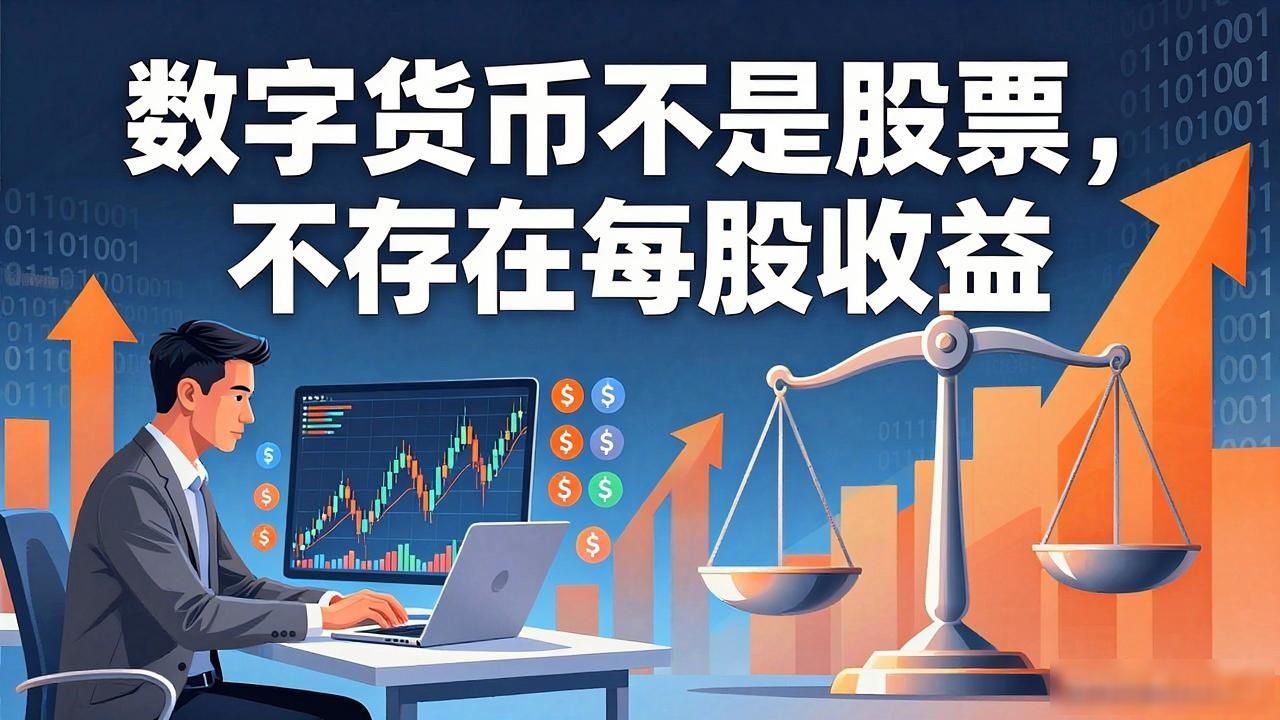 数字货币不是股票,不存在每股收益