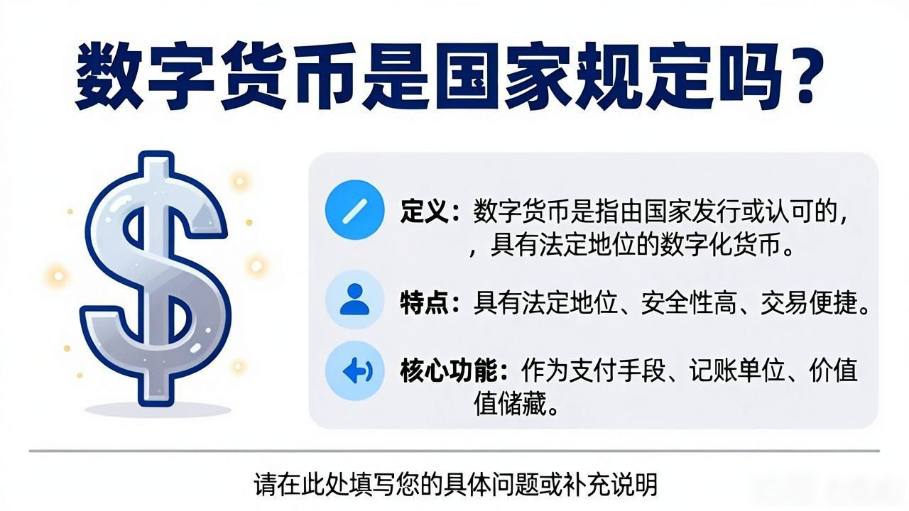 数字货币是国家规定吗?央行数字人民币到底靠不靠谱