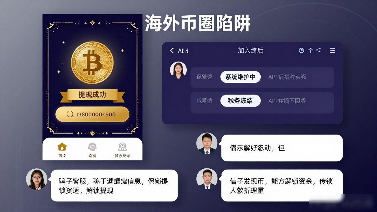 警惕海外币圈陷阱:揭秘那些收割投资者的常见骗局