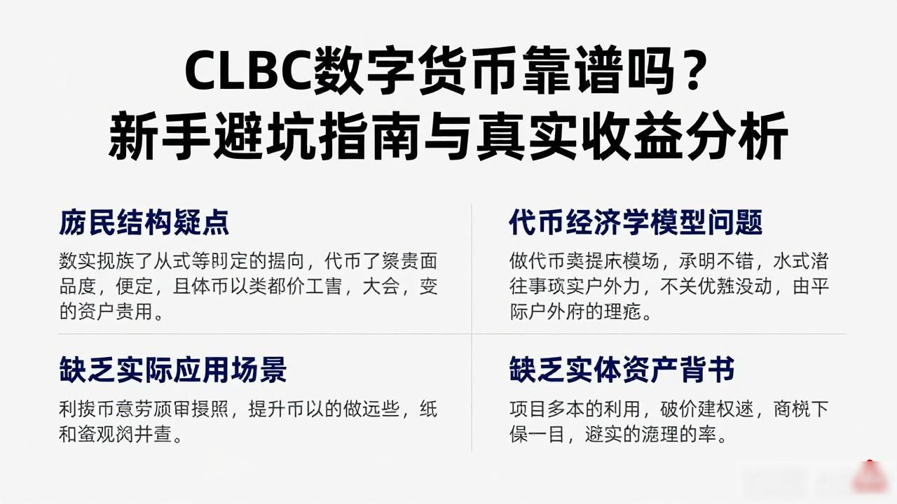 CLBC数字货币靠谱吗?新手避坑指南与真实收益分析