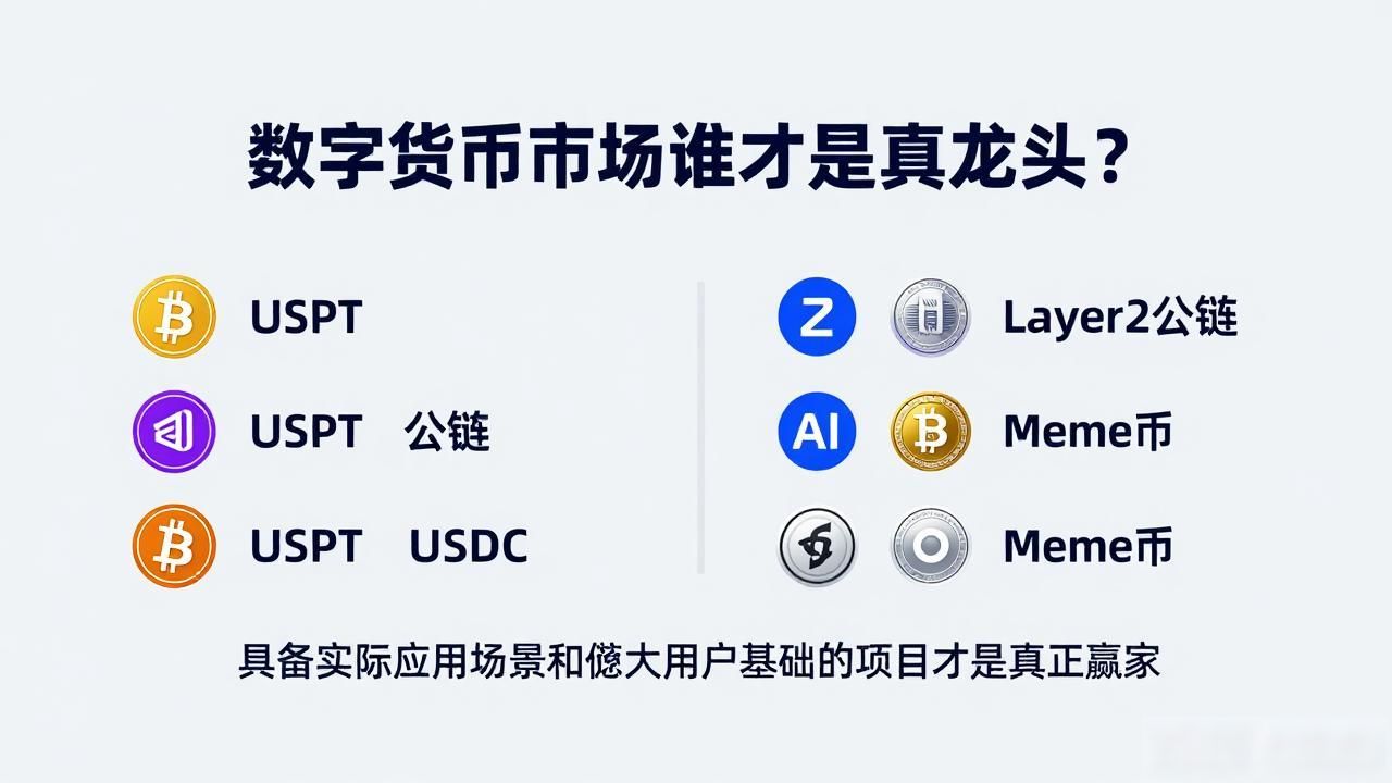 数字货币市场谁才是真龙头?