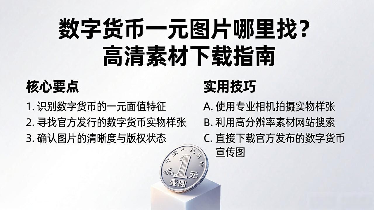 数字货币一元图片哪里找?高清素材下载指南