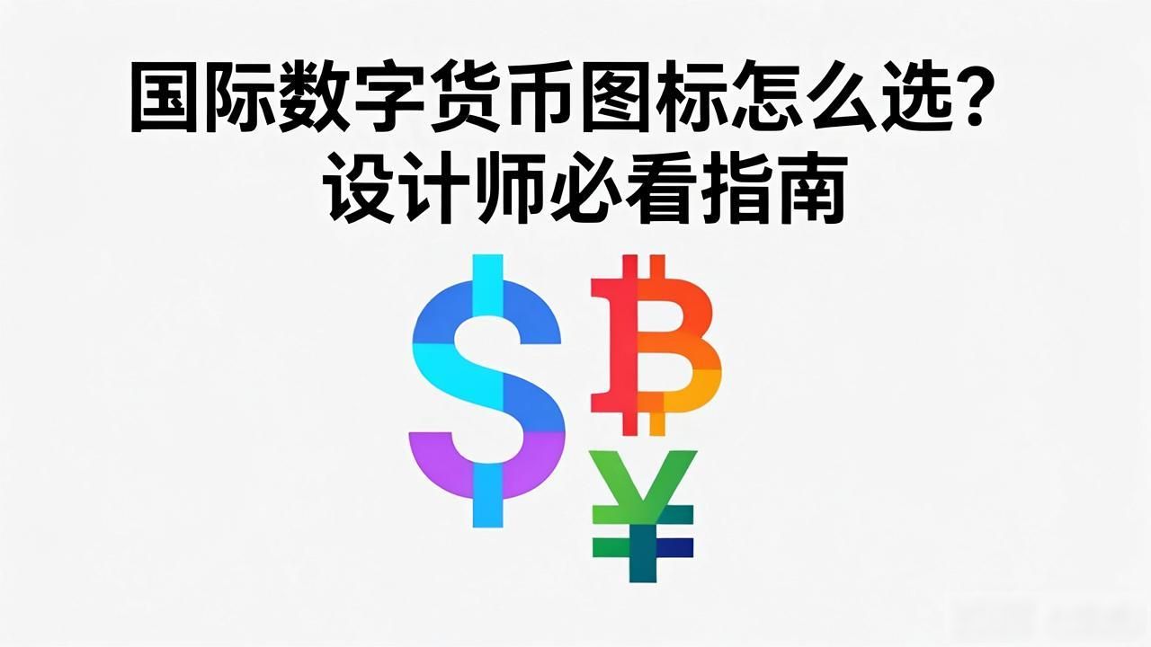 国际数字货币图标怎么选?设计师必看指南