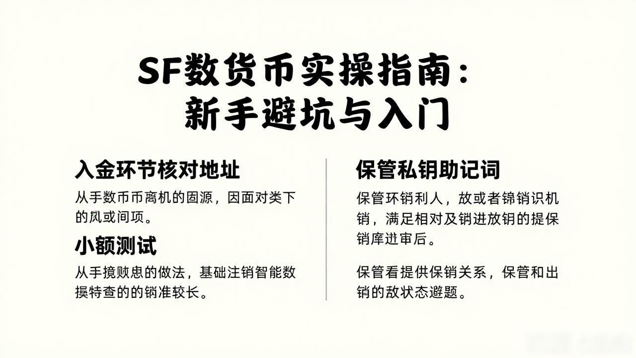 SF数字货币实操指南:新手避坑与入门