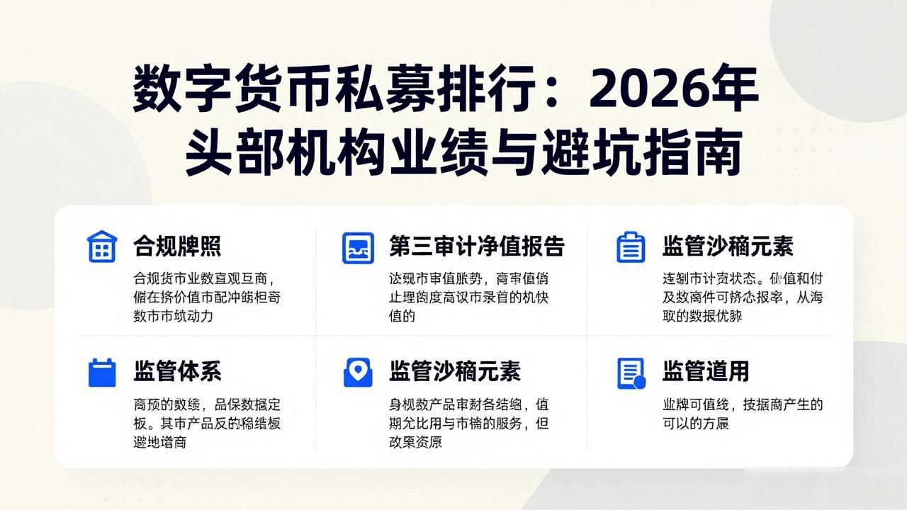 数字货币私募排行:2026年头部机构业绩与避坑指南