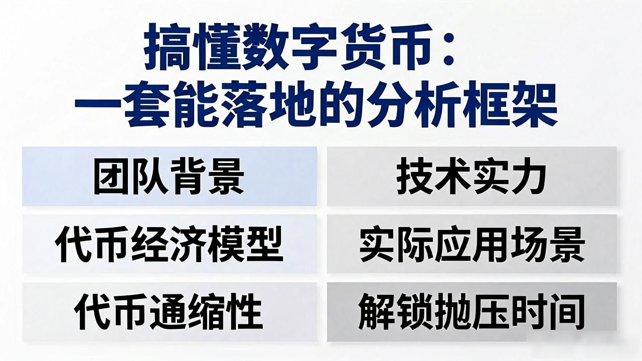 搞懂数字货币:一套能落地的分析框架