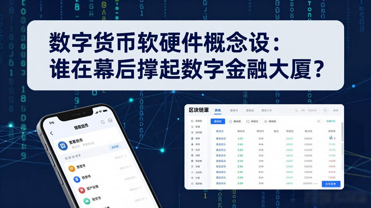 数字货币软硬件概念股:谁在幕后撑起数字金融大厦?