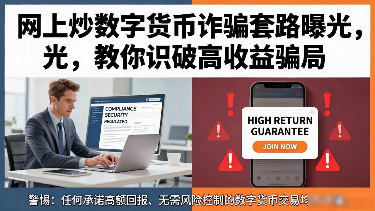 网上炒数字货币诈骗套路曝光,教你识破高收益骗局