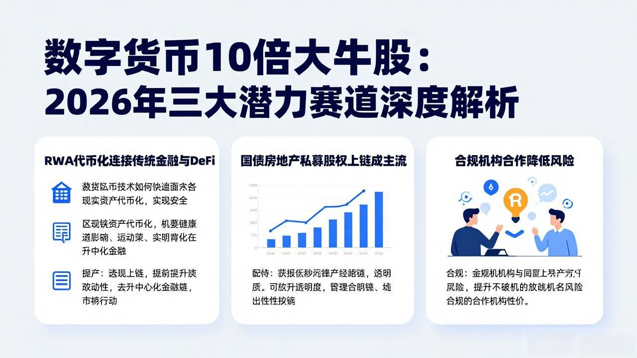 数字货币10倍大牛股:2026年三大潜力赛道深度解析