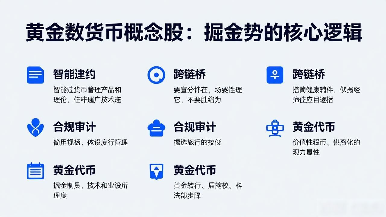 黄金数字货币概念股:掘金趋势的核心逻辑