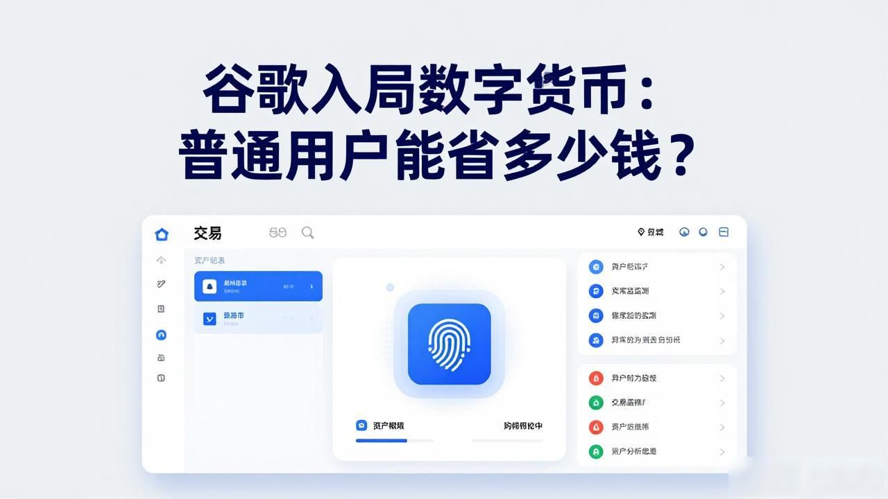 谷歌入局数字货币:普通用户能省多少钱?