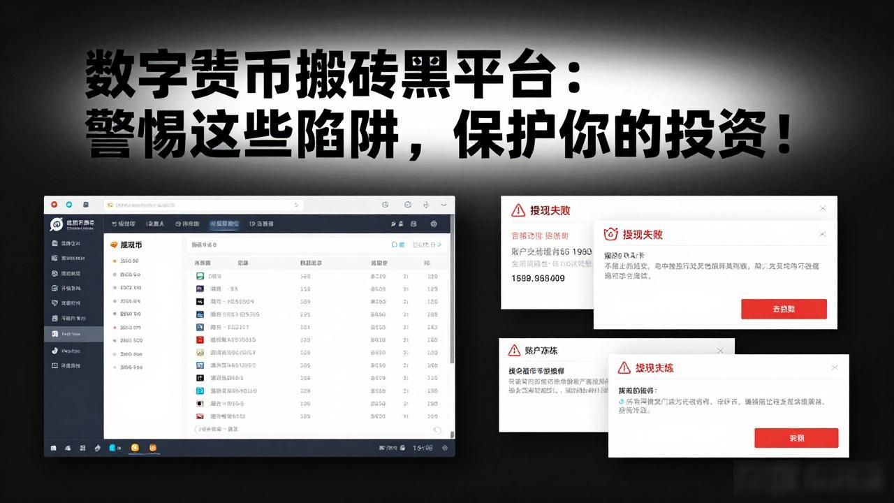 数字货币搬砖黑平台:警惕这些陷阱,保护你的投资!