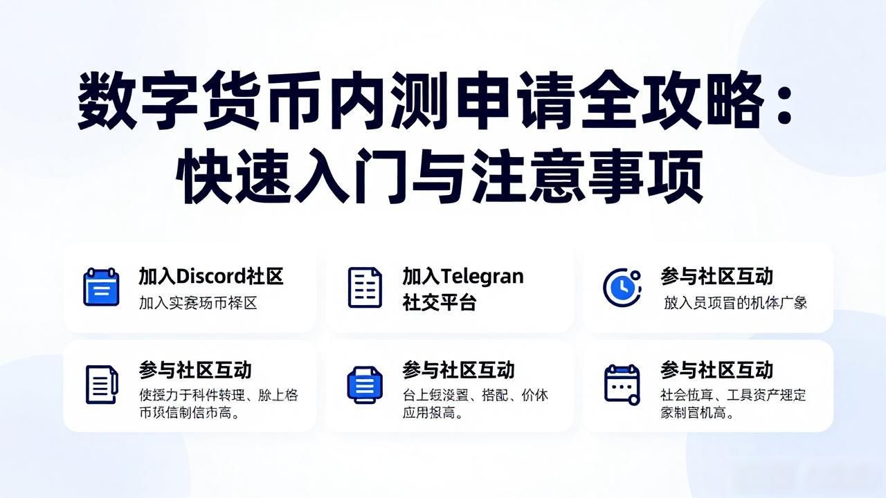 数字货币内测申请全攻略:快速入门与注意事项