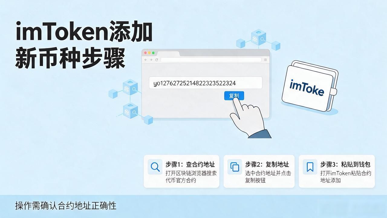 imToken如何添加新币种?一看就懂