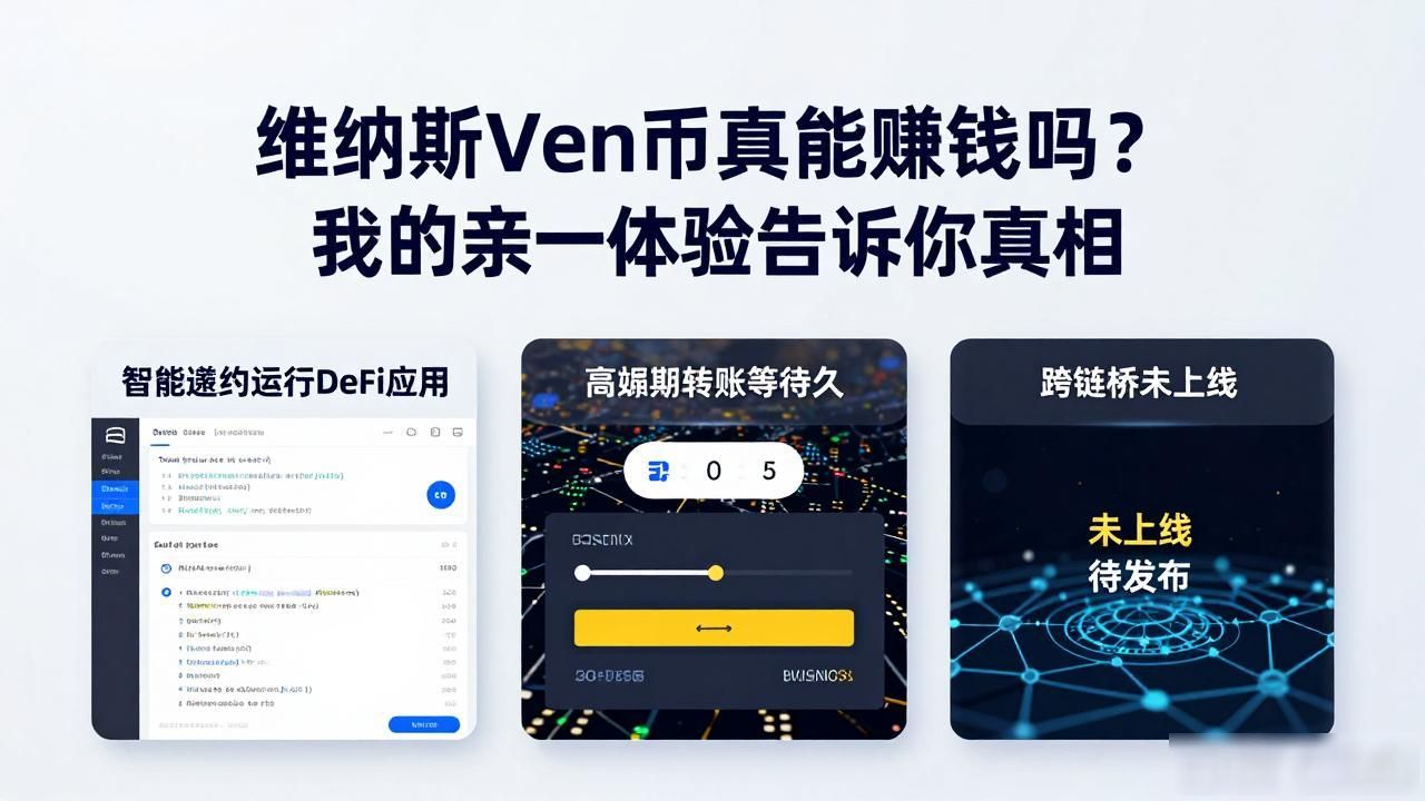 维纳斯Ven币真能赚钱吗?我的亲身体验告诉你真相