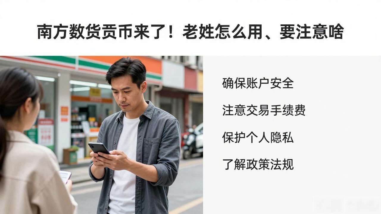 南方数字货币来了!老百姓怎么用、要注意啥