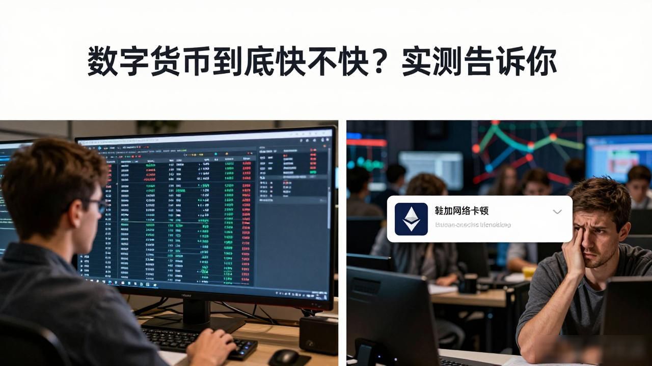 数字货币到底快不快?实测告诉你