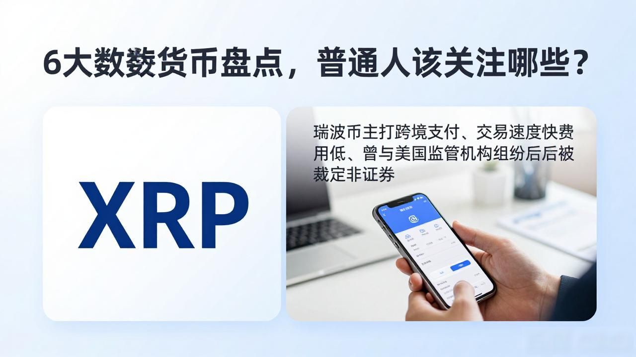 6大数字货币盘点,普通人该关注哪些?