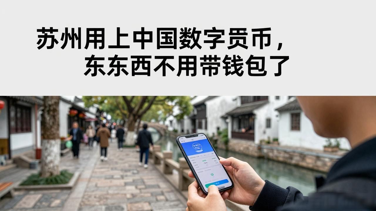 苏州用上中国数字货币,买东西不用带钱包了