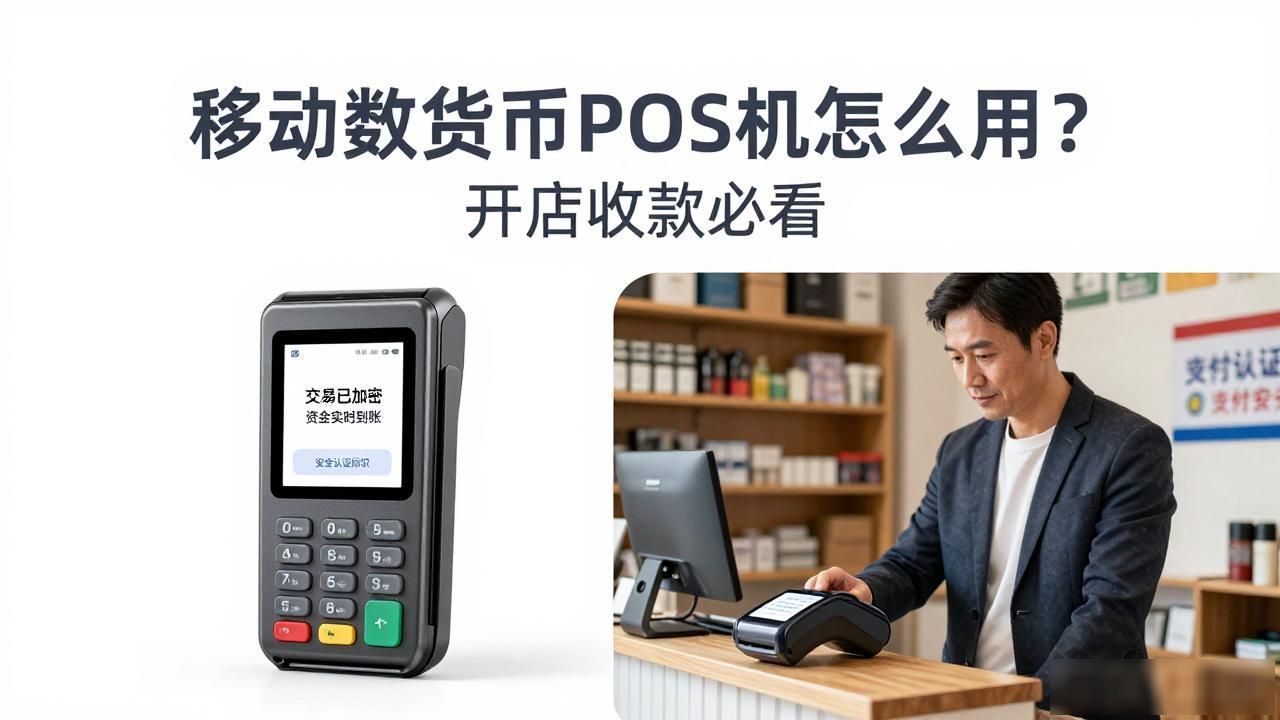 移动数字货币POS机怎么用?开店收款必看