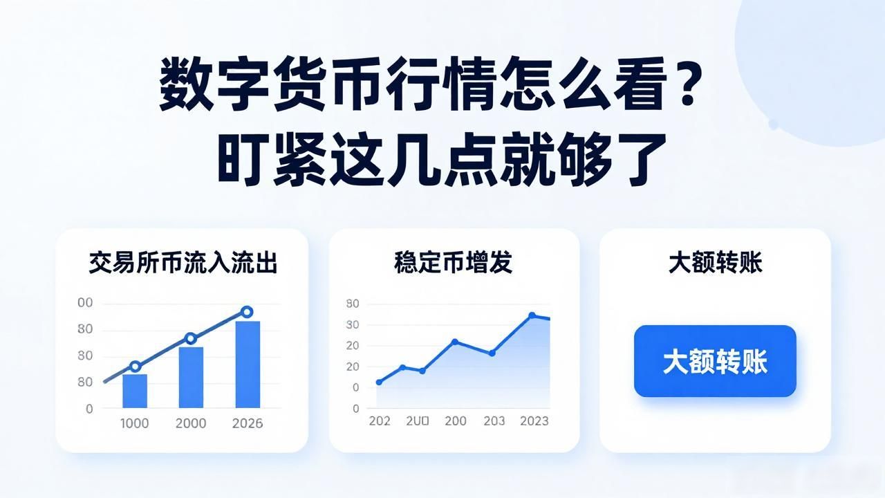 数字货币行情怎么看?盯紧这几点就够了
