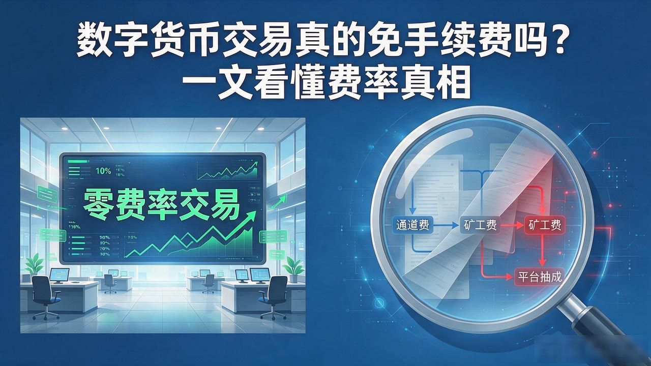 数字货币交易真的免手续费吗?一文看懂费率真相